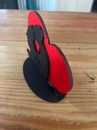 Coppia San Valentino Cuore Rosso