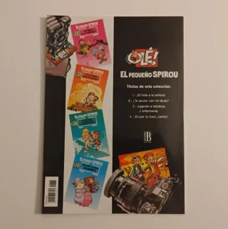 Comic El Pequeño Spirou 4 numeros. Colección Olé!