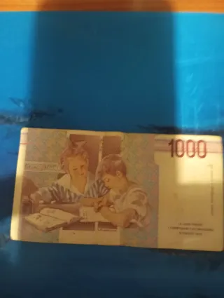 1000 Lire Mille Banconota Italia
