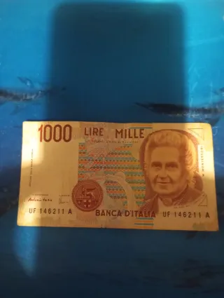1000 Lire Mille Banconota Italia
