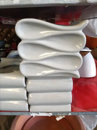 4 vasi ceramica stile Viennetta