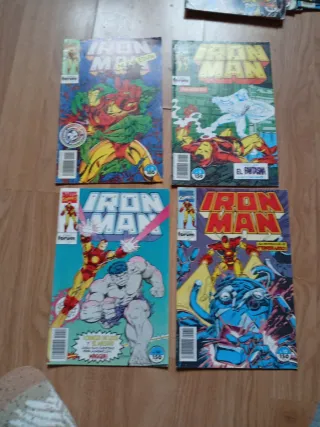 Lote de comics iron man