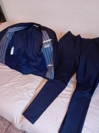 Conjunto de traje azul