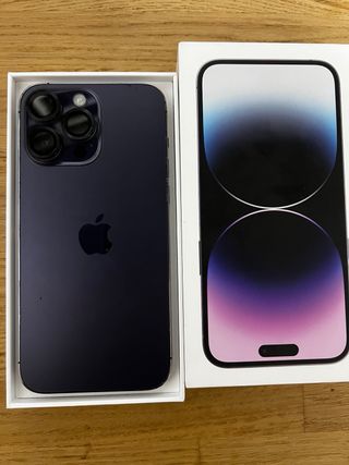 iPhone 14 Pro Max 128GB Morado Perfecto estado.