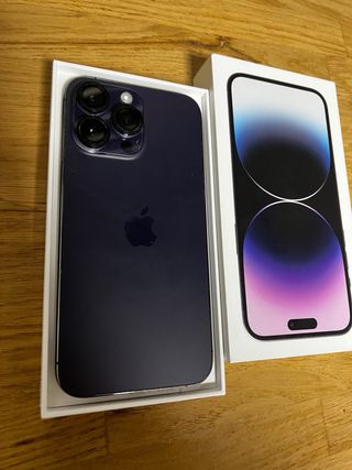 iPhone 14 Pro Max 128GB Morado Perfecto estado.