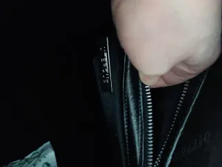 Bolso Uterqüe Piel Negro Grande