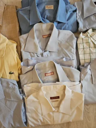 Lote 12 Camisas Hombre + 1 Polo Lacoste