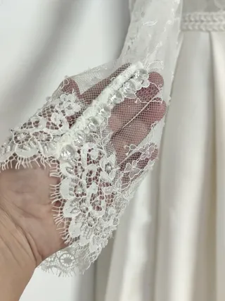 Vestido Novia Rosa Clará .Modelo Cuzco .