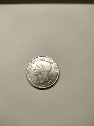 Moneta 1 Lira 1940 Vittorio Emanuele III