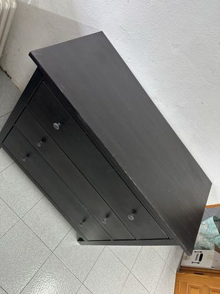 Cómoda Ikea Negra Madera