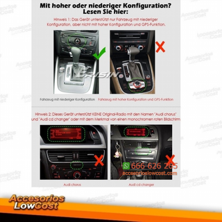 RADIO GPS ANDROID 10 AUDI Q5 09-17