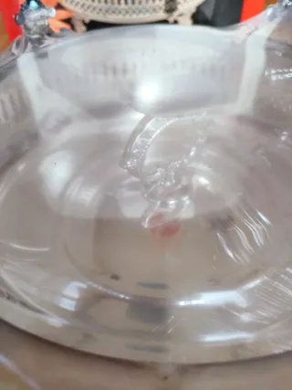 Pirofila Pyrex con supporto silver