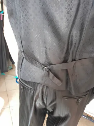 Abito Sposo Angelo Toma Nero lucido