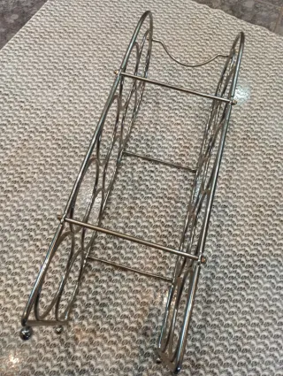 Botellero Metálico para 9 botellas vintage