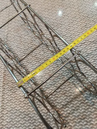 Botellero Metálico para 9 botellas vintage