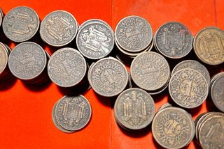 Lote 250 Monedas 1 Peseta 1944 España