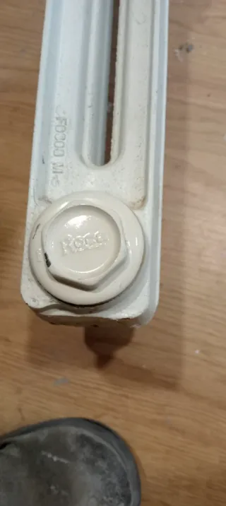 Radiador de hierro fundido blanco