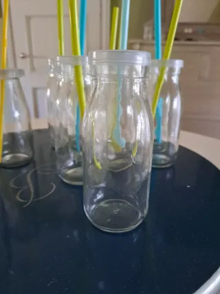 17 tarros cristal 250ml con y sin tapa