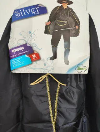 Disfraz Héroe Bandido Atosa Talla XS/S