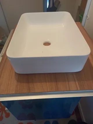 Moble de lavabo azul