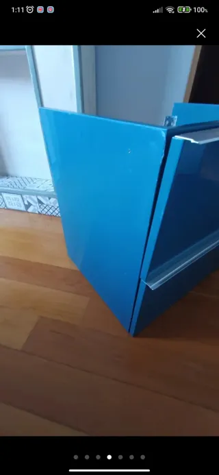 Moble de lavabo azul