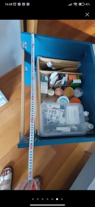 Moble de lavabo azul