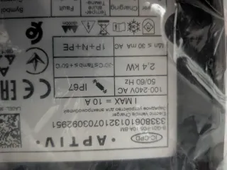 Cavo Ricarica EV Aptiv Modo 2 - 2.4kW 10A