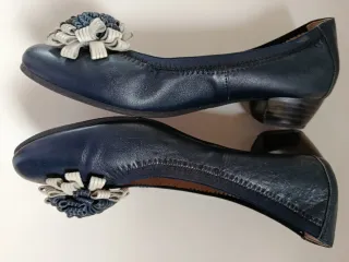 Manoletinas Pitillos Piel Talla 40