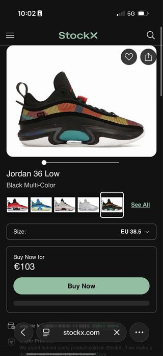 Air Jordan Zapatillas Deportivas Mujer Talla 38,5