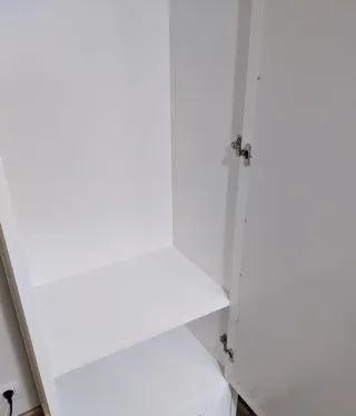 Armario recibidor JYSK TERPET blanco con espejo