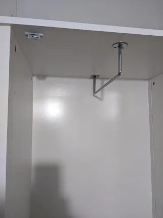 Armario recibidor JYSK TERPET blanco con espejo