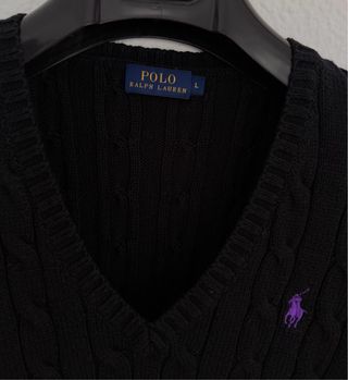 Jersey Polo Ralph Lauren Negro Talla L