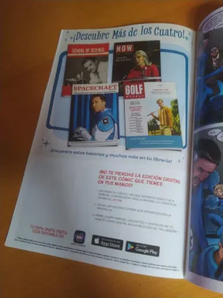 Comic 4 Fantásticos Primeros Pasos