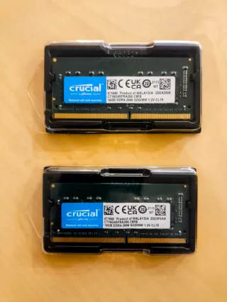 32GB DDR4 Dual Rank & Channel Crucial CL19 RAM
