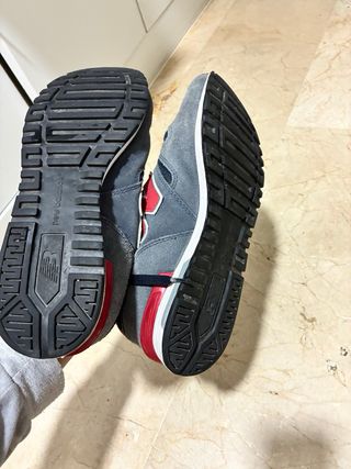Zapatillas New Balance Talla 42 Gris/Rojo