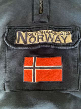 Sudadera Geographical Norway Azul