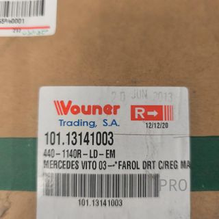 FARO DERECHO MERCEDES VITO NUEVO 10113141003