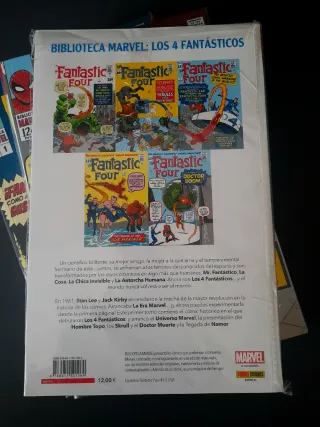 LOTE BIBLIOTECA MARVEL-SPIDERMAN-FANTASTICOS-HULK