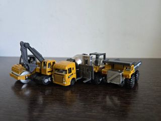 5 Camiones Construcción Dreamon 1:64