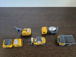 5 Camiones Construcción Dreamon 1:64