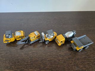 5 Camiones Construcción Dreamon 1:64