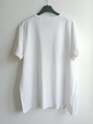 T-shirt maschile con stampa scritta giapponese XL