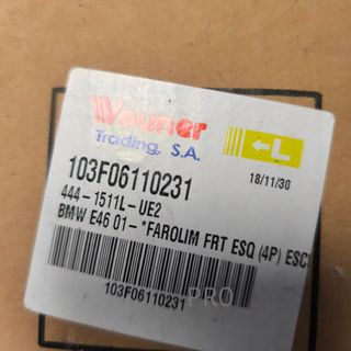 PILOTO INTERMITENTE DELANTERO IZQUIERDO BMW 3 NUEVO 103F06110231