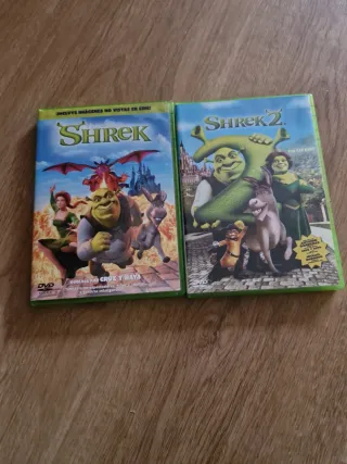 DVD Shrek y Shrek 2 (Español)