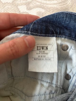 Pantalones vaqueros Edwin azules