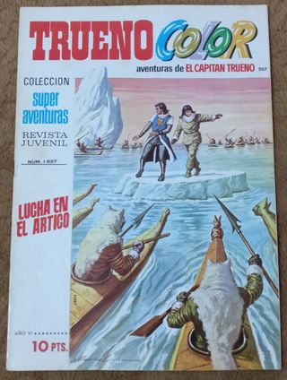 9 TEBEOS DE TRUENO COLOR PRIMERA EPOCA DE 1.973.