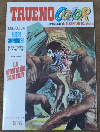 9 TEBEOS DE TRUENO COLOR PRIMERA EPOCA DE 1.973.