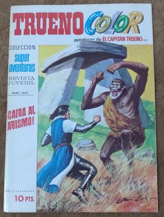 9 TEBEOS DE TRUENO COLOR PRIMERA EPOCA DE 1.973.