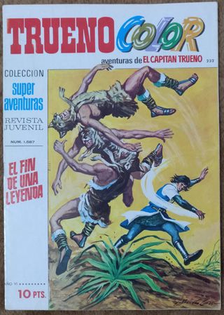 9 TEBEOS DE TRUENO COLOR PRIMERA EPOCA DE 1.973.