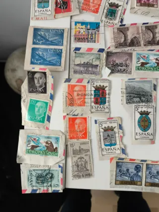 100 Sellos España Usados (50s-70s) + Parejas. Lot2